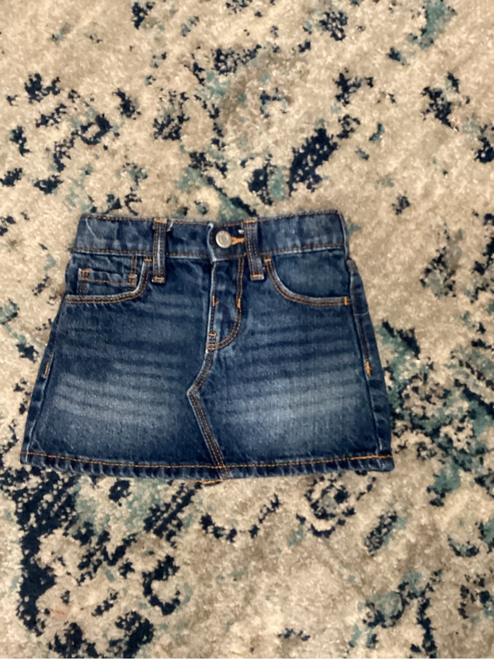 Old Navy Dark Blue Denim Girls' Mini Skirt
